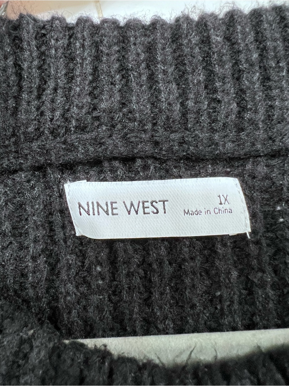 Black Jewel Embellished Knit Sweater - Picture 4 of 4